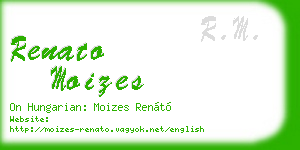 renato moizes business card